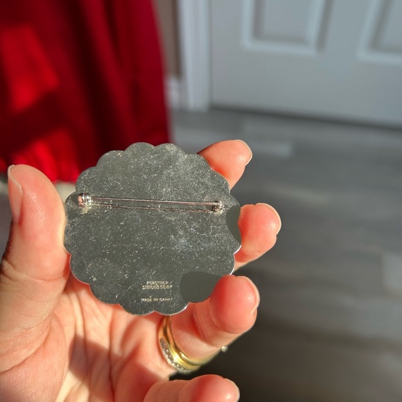 Forstner STERLING Silver Floral Brooch 1970 🤠 - Picture 5 of 7